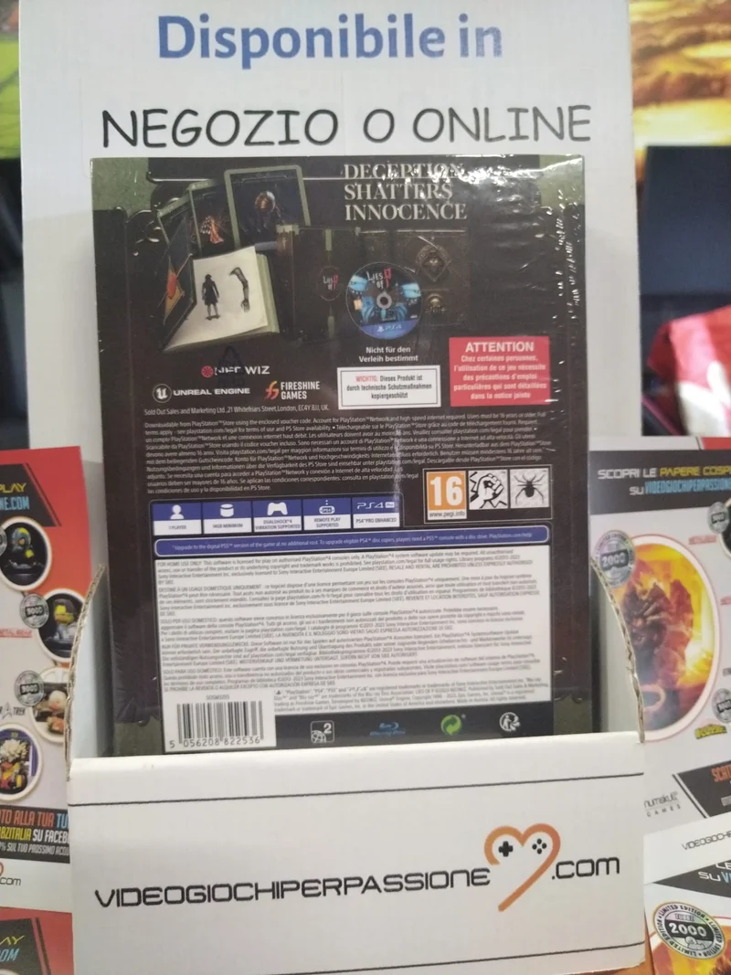 LIES OF P Deluxe Edition Playstation 4(edizione europea)