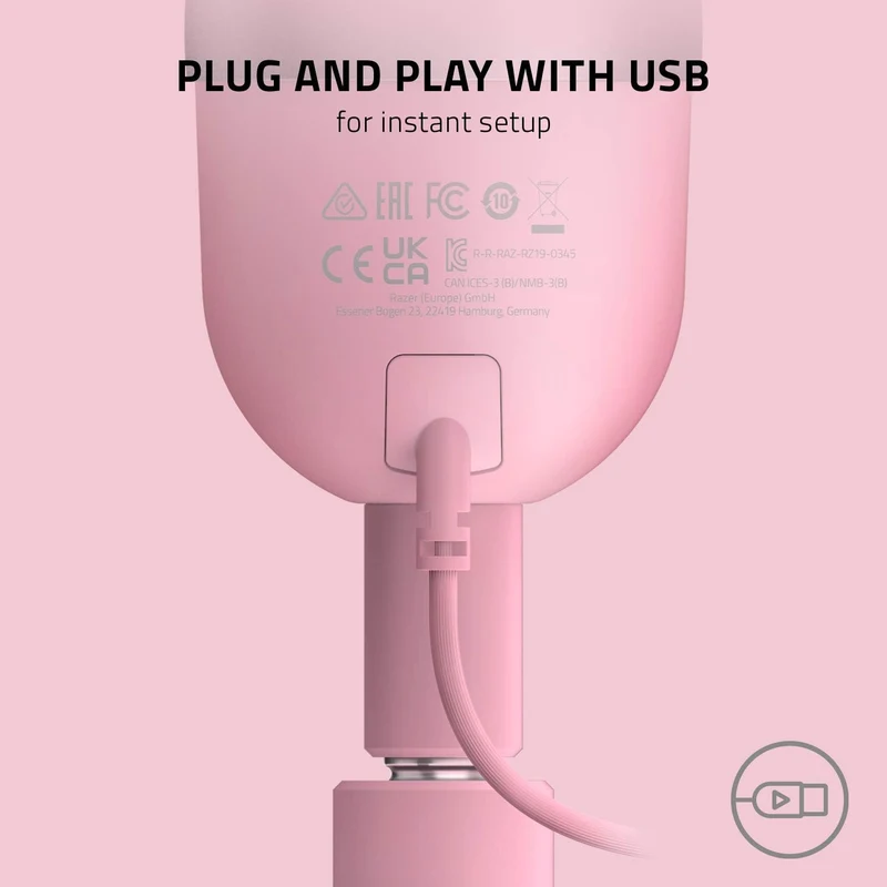 Microfono Razer Seiren Mini Rosa
