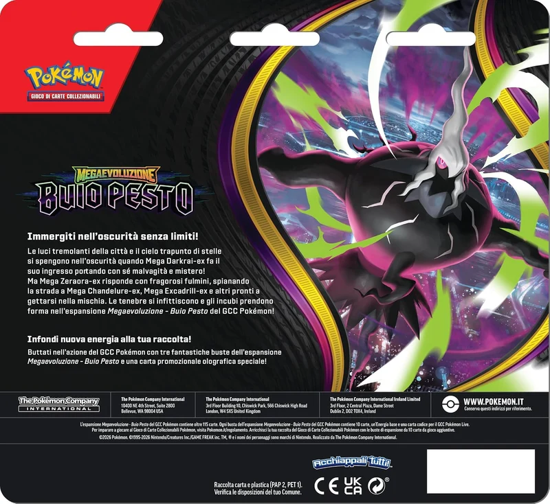 Pokémon Collezione Megaevoluzione Buio Pesto ITA