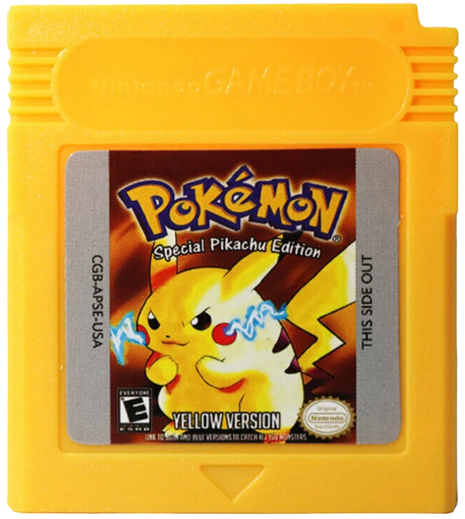 Pokemon Yellow - (Cosmetically Flawed Game Only) (GameBoy)