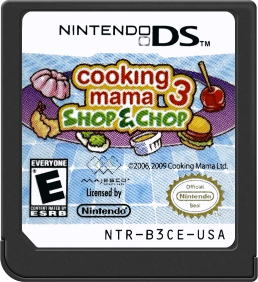 Cooking Mama 3: Shop & Chop - (Game Only) (Nintendo DS)