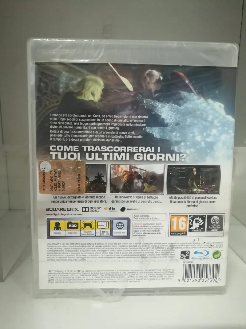 LIGHTNING RETURNS FINAL FANTASY XIII PLAYSTATION 3 EDIZIONE ITALIANA