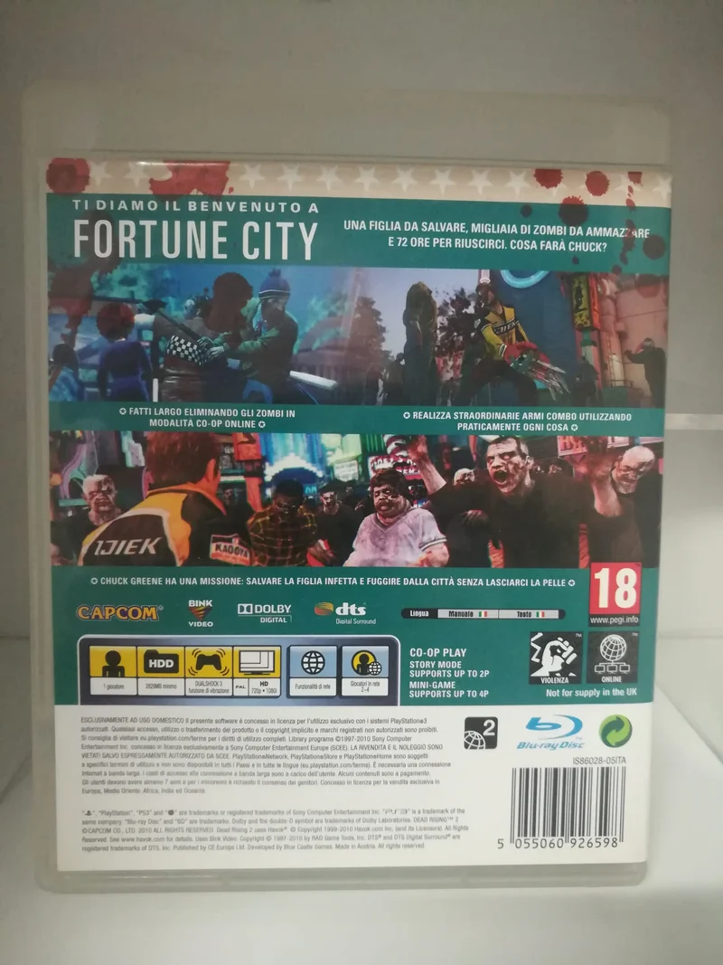 DEAD RISING 2 PS3 (usato garantito)