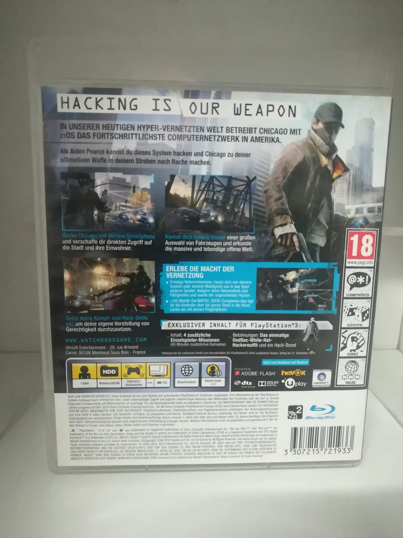 WATCH DOGS PS3 (usato garantito)