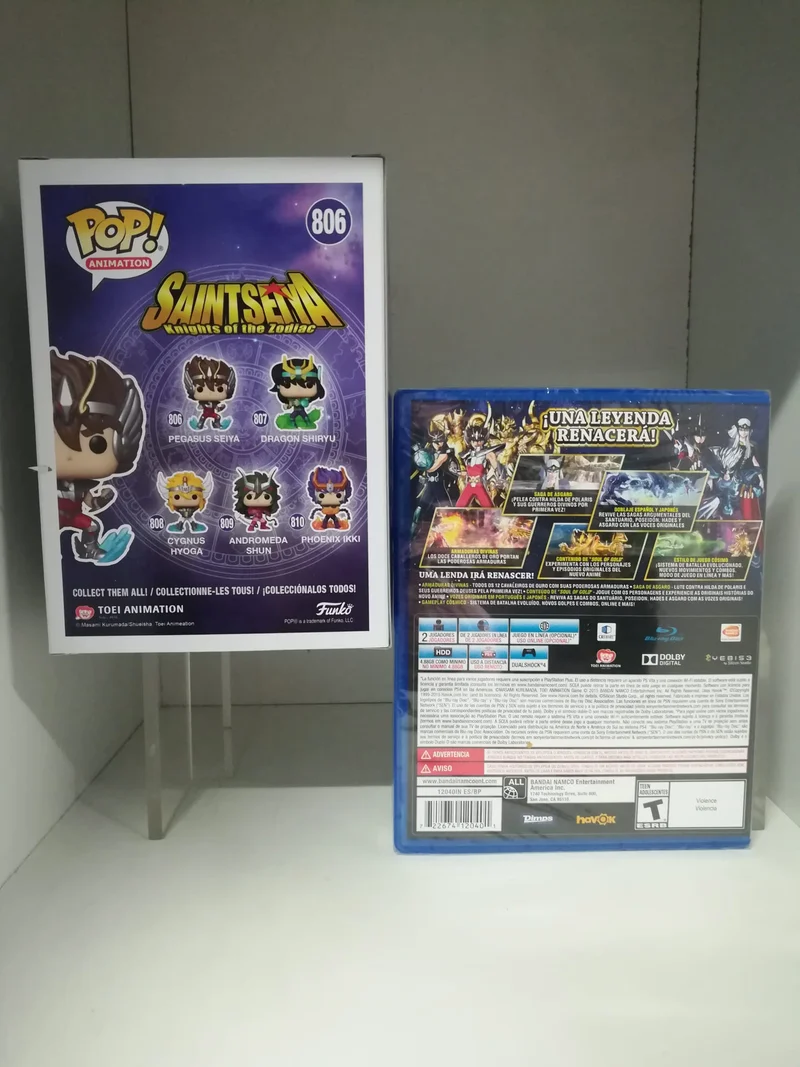 Saint Seiya Soldiers' Soul I cavalieri dello zodiaco -PS4 (versione sud america)+POP! FUNKO