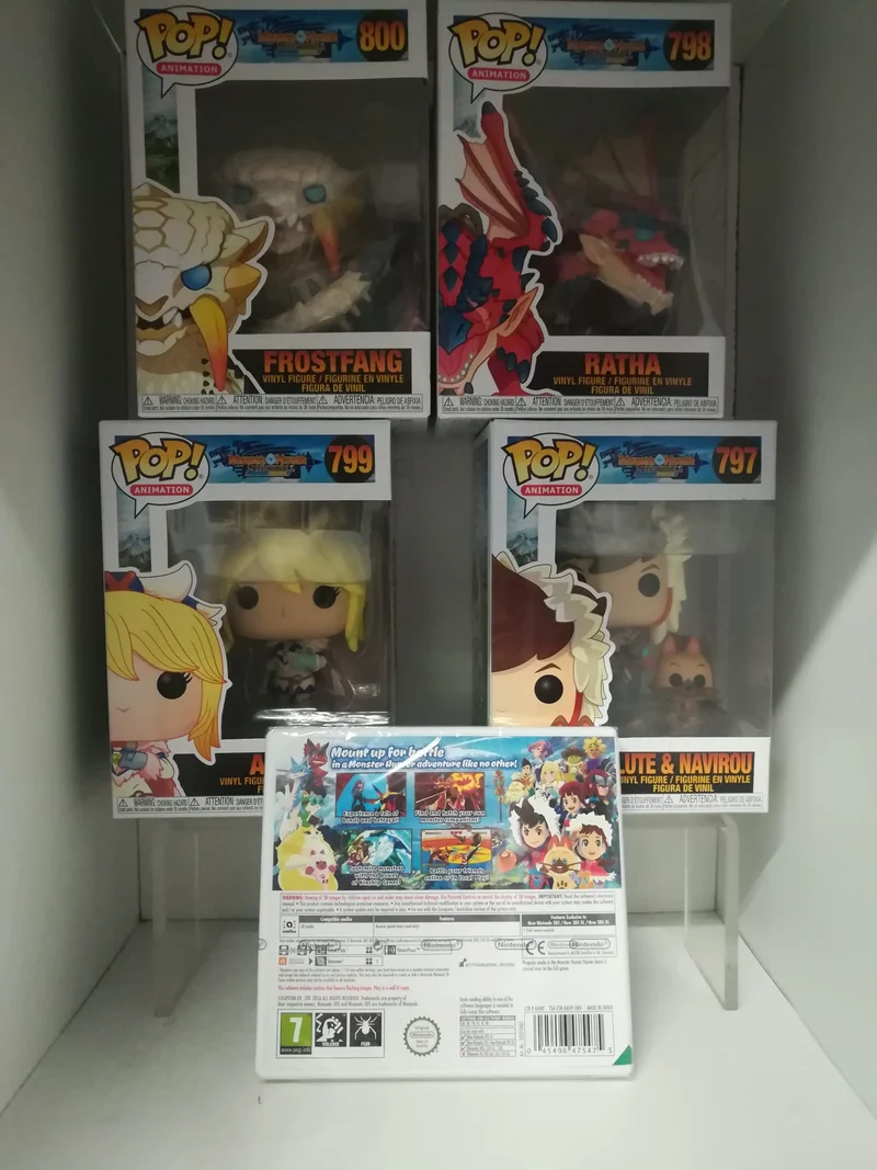 MONSTER HUNTER STORIES NINTENDO 3DS MULTILINGUA ITALIANO+4 POP! FUNKO