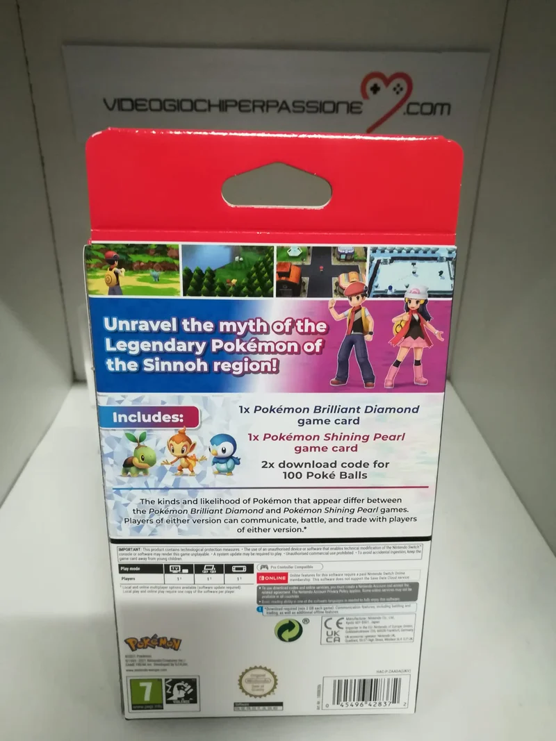 Pokemon Perla Splendente + Pokemon Diamante Lucente DUAL PACK