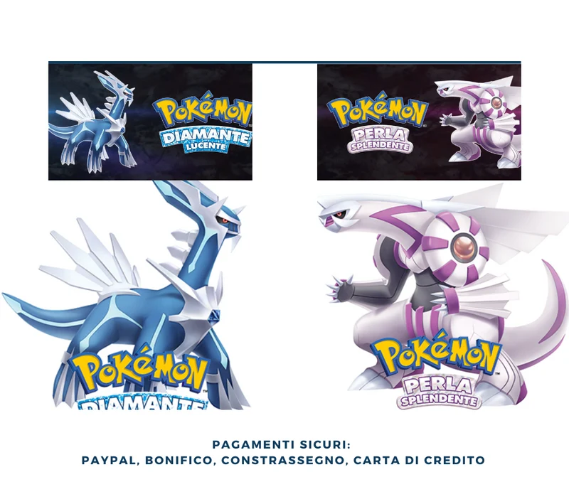 Pokemon Perla Splendente + Pokemon Diamante Lucente DUAL PACK