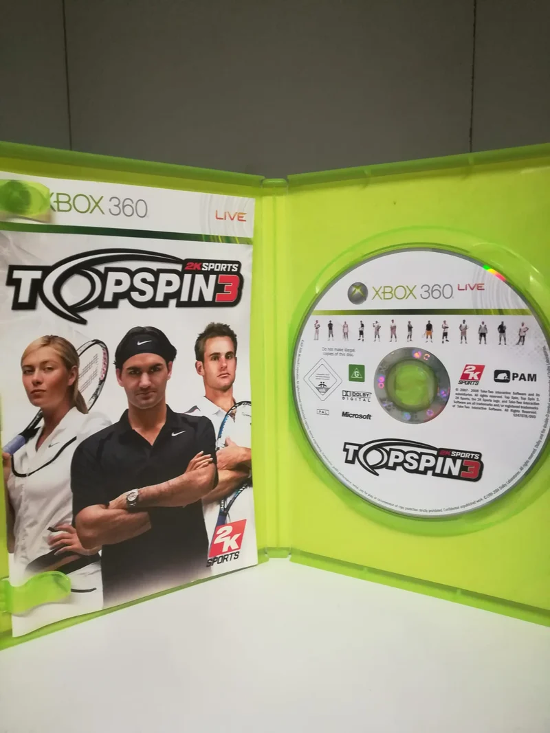 TOP SPIN 3 XBOX 360 (usato garantito)