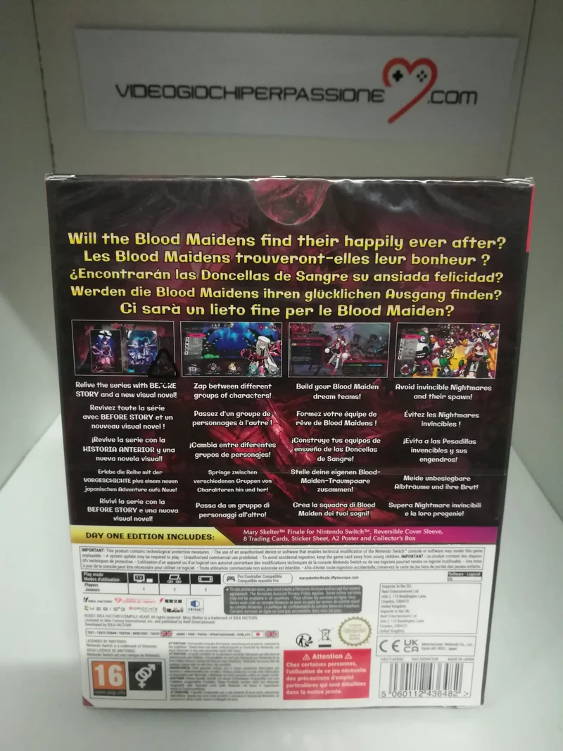 Mary Skelter Finale (Day One Edition) Nintendo Switch Edizione Europea