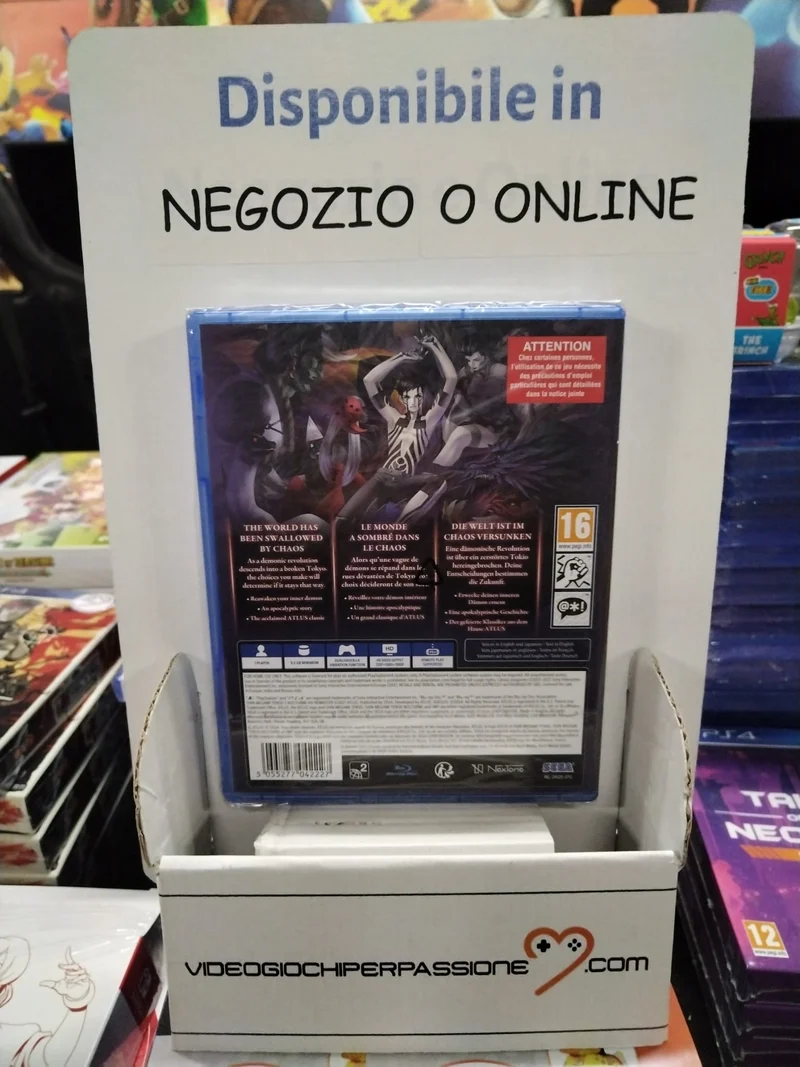 Shin Megami Tensei III: Nocturne HD Remaster Playstation 4 Edizione Europea