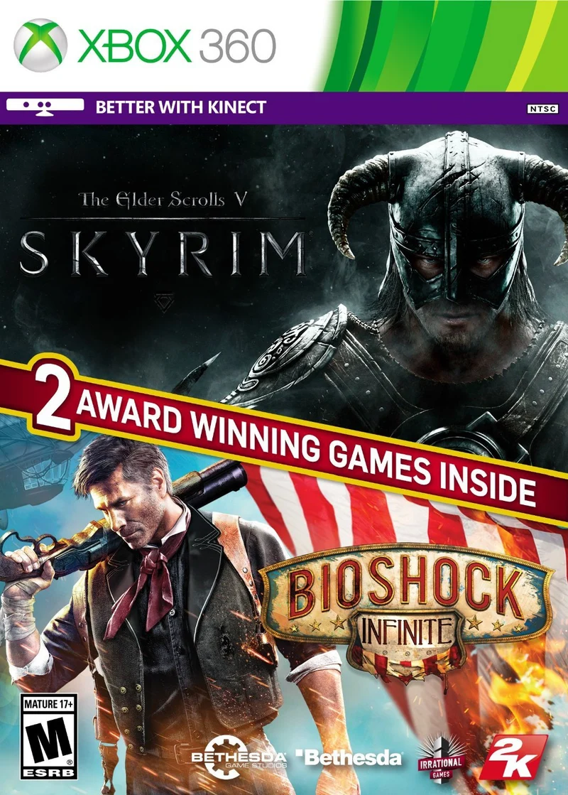 Skyrim & BioShock Infinite Bundle - Microsoft Xbox 360