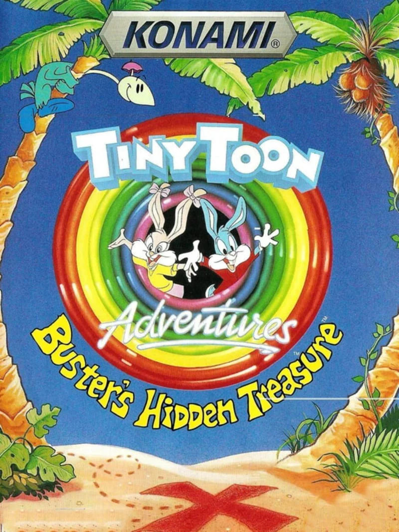 Tiny Toon Adventures Buster's Hidden Treasure Cardboard Box - Sega Genesis