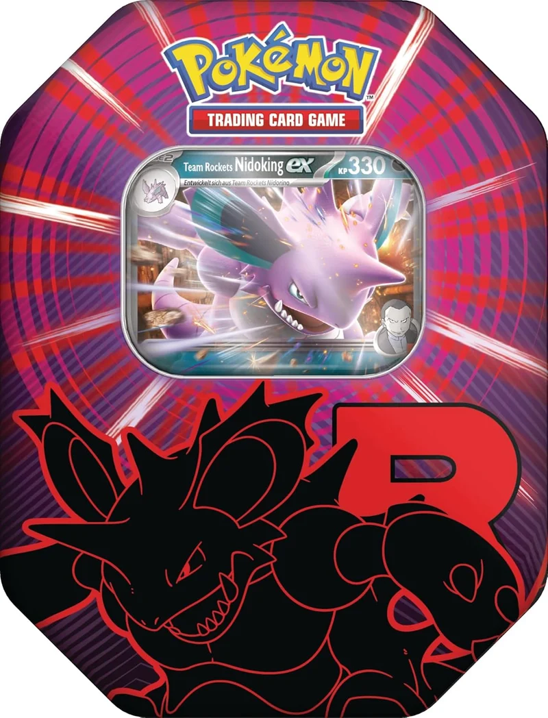 Pokémon Tin Box Team Rocket Nidoking-ex ITA