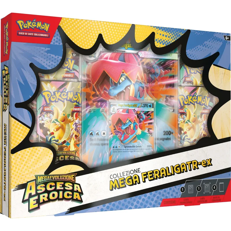 Pokémon Megaevoluzione Ascesa Eroica Mega Feraligatr-ex ITA