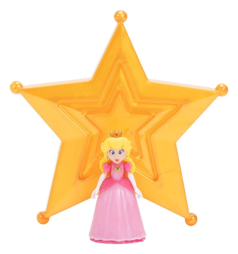 Princess Peach Mario Galaxy Movie Figure 4 cm