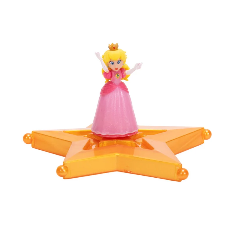 Princess Peach Mario Galaxy Movie Figure 4 cm