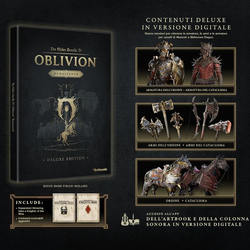 The Elder Scrolls IV Oblivion Remastered Deluxe Edition PS5