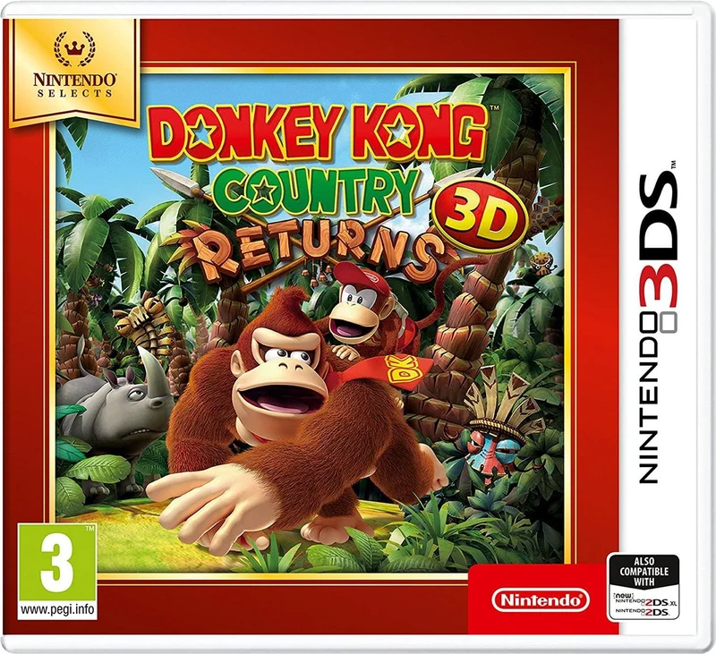 Donkey Kong Country Returns 3D 3DS - Usato