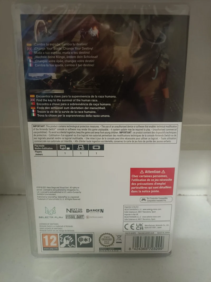 Ultra Age Nintendo Switch Edizione Europea