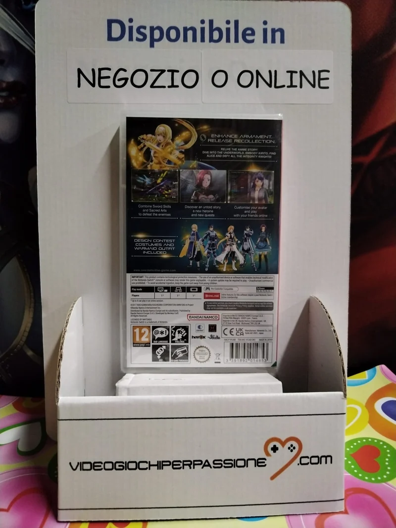 Sword Art Online: Alicization Lycoris Nintendo Switch Edizione Euroepa