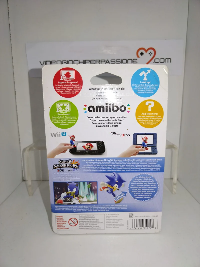 AMIIBO SONIC THE HEDGEHOG N.26
