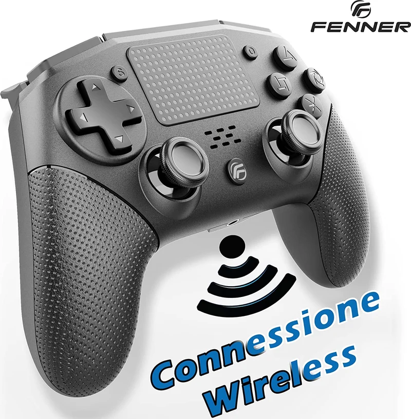 Controller per Ps4 (V2) PS4/Pro/Slim/PC/Steam PROGRAMMABILE, Joypad Wireless