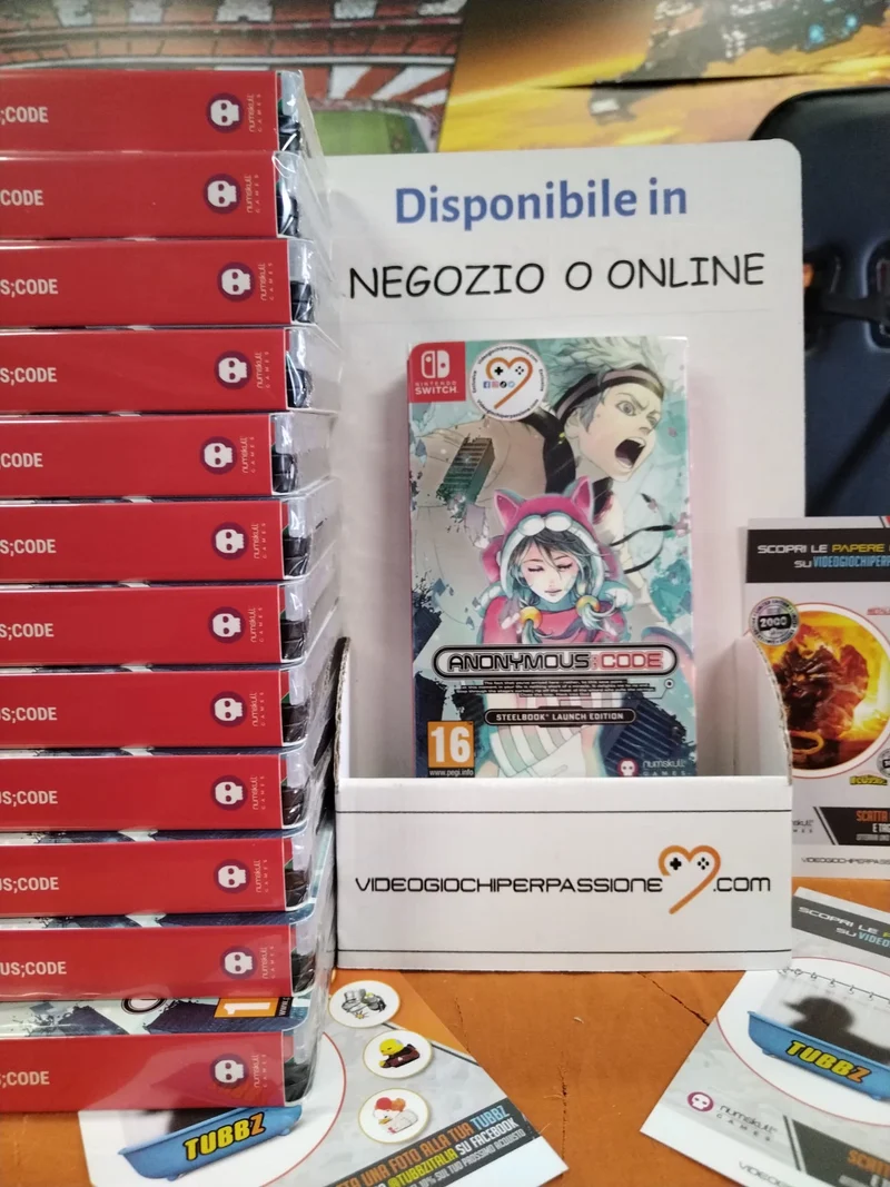 ANONYMOUS;CODE SteelBook® Launch Edition Nintendo Switch Edizione Regno Unito