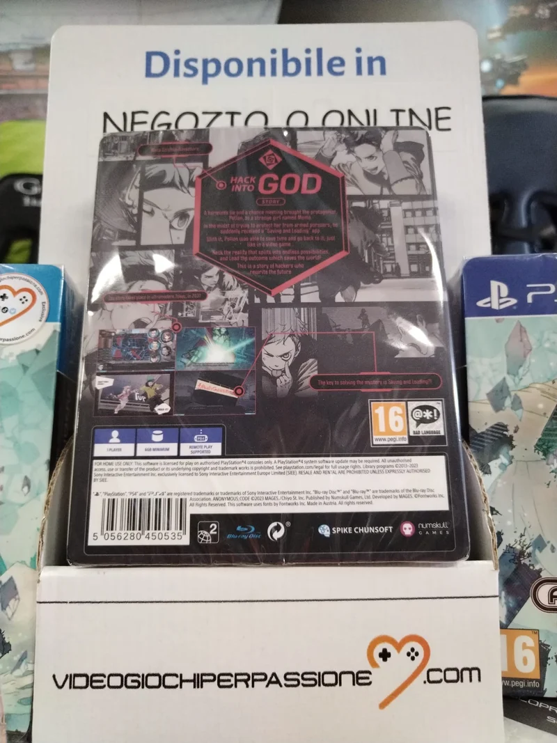 ANONYMOUS;CODE SteelBook® Launch Edition Playstation 4 Edizione Regno Unito