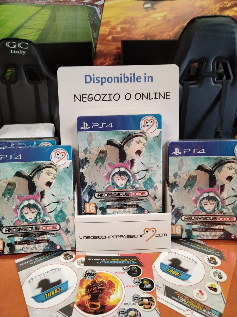 ANONYMOUS;CODE SteelBook® Launch Edition Playstation 4 Edizione Regno Unito
