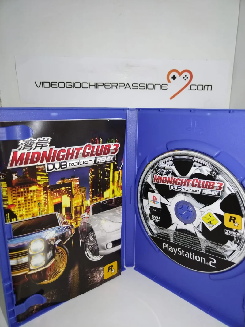 MIDNIGHT CLUB 3 : DUB EDITION REMIX PS2 (usato)(versione usata)