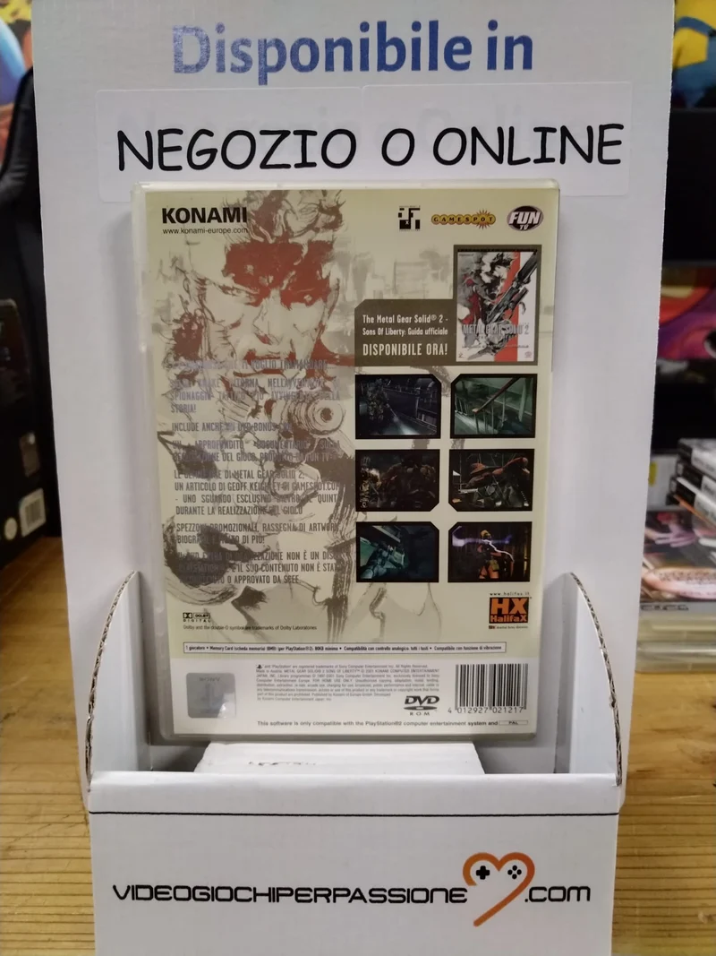METAL GEAR SOLUD 2 : SONS OF LIBERTY PS2 (usato)(versione italiana)