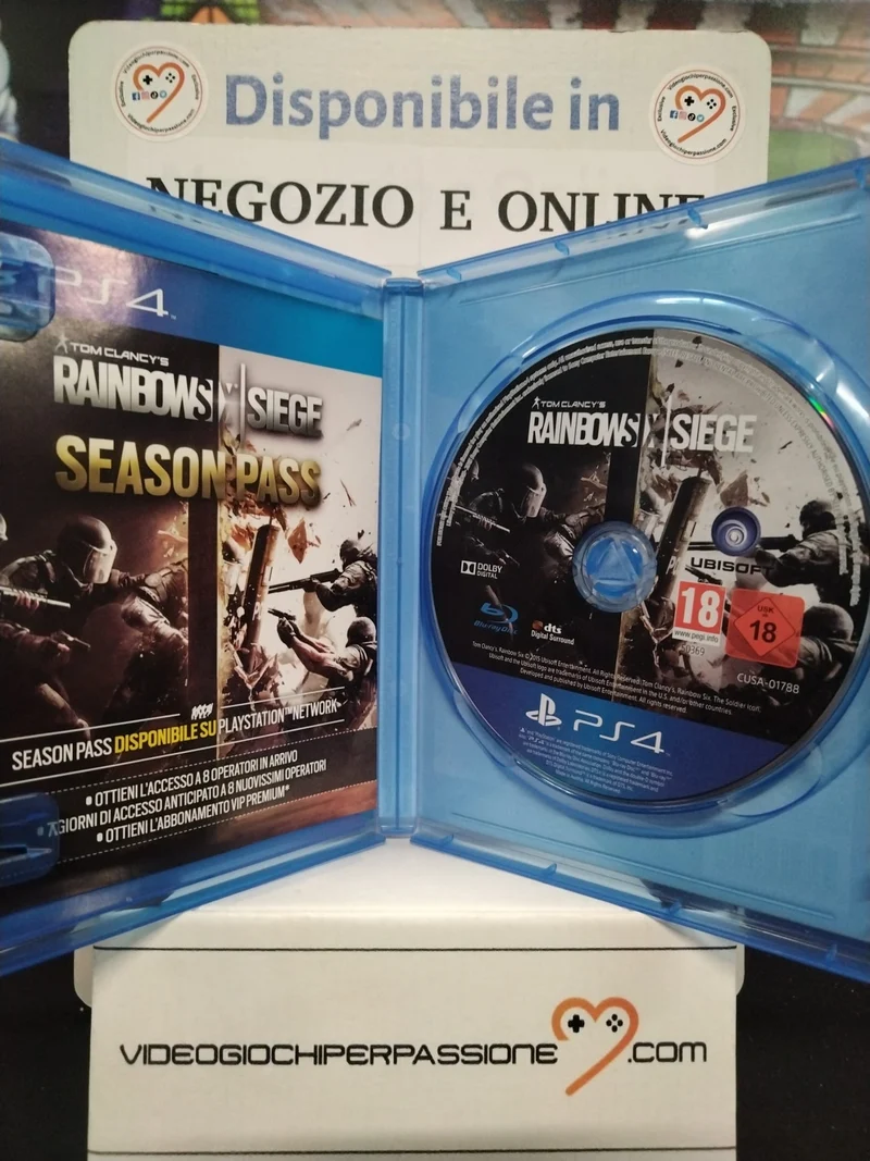 TOM CLANCY'S RAINBOW SIX SIEGE PS4 (usato)(versione italiana)