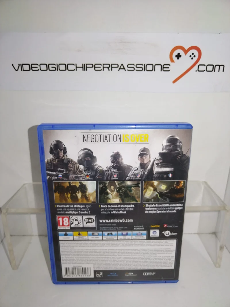 TOM CLANCY'S RAINBOW SIX SIEGE PS4 (usato)(versione italiana)
