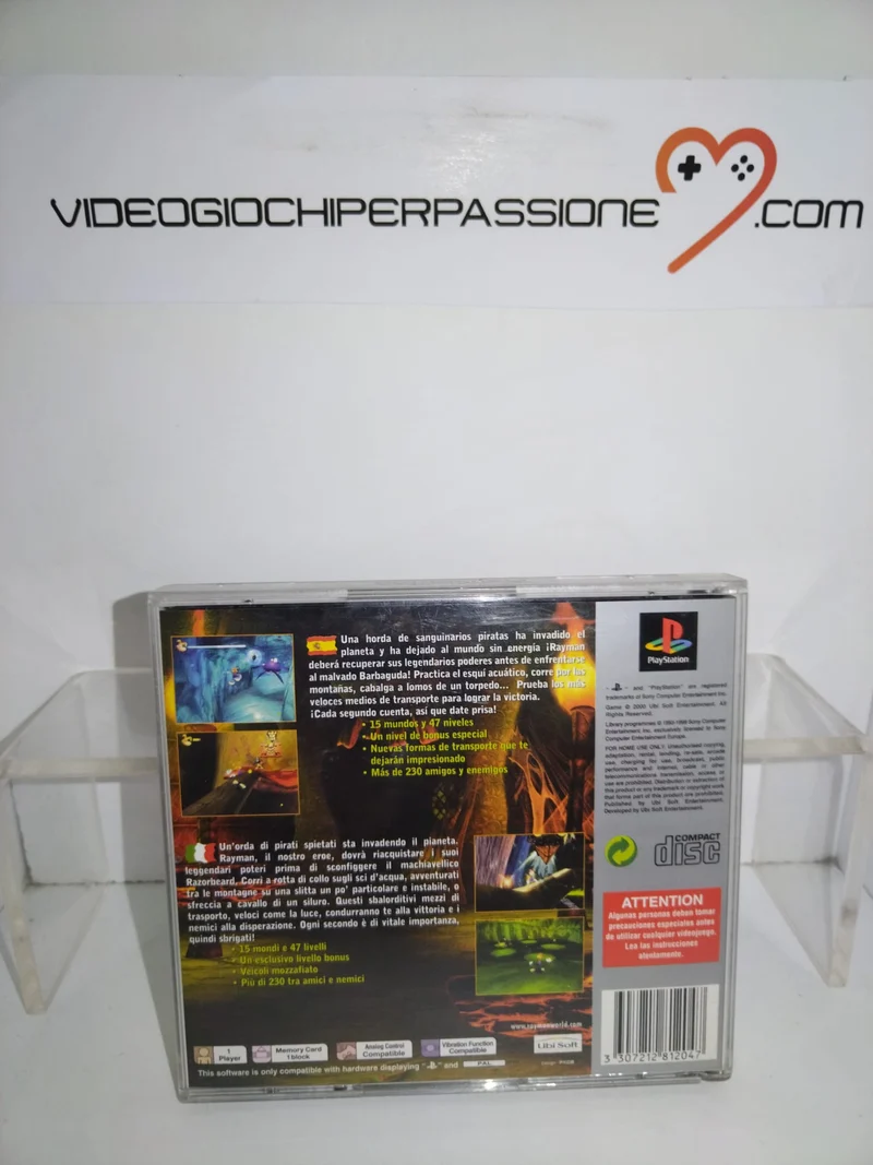 RAYMAN 2 THE GREAT ESCAPE PS1 (usato garantito)