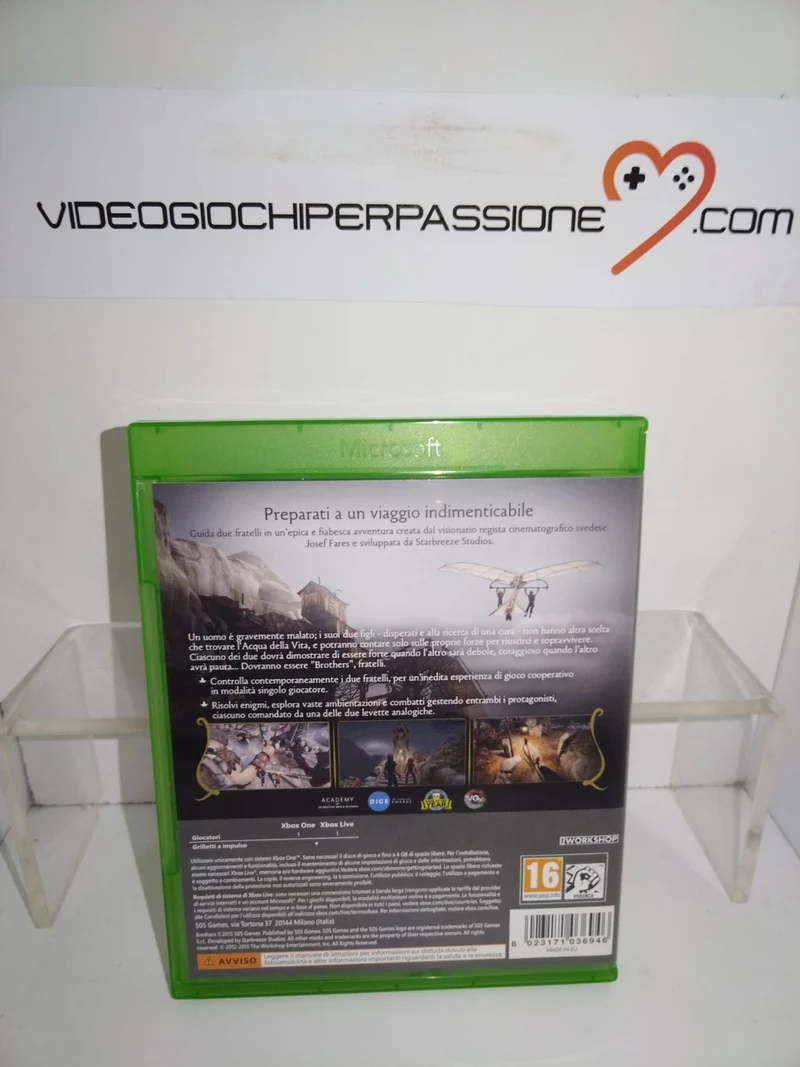 BROTHERS -a tale of two sons - XBOX ONE (USATO)(VERSIONE ITALIANA)