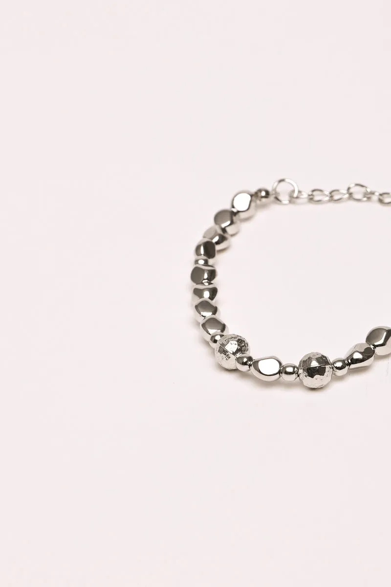 Set collana + bracciale in metallo