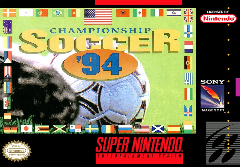 Championship Soccer 94 - Nintendo SNES