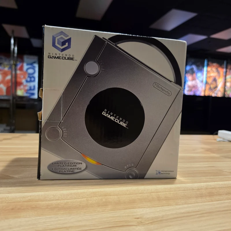 Nintendo GameCube Platinum Silver Console Bundle Complete in Box