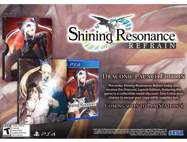 Shining Resonance Refrain Draconic Launch Edition - Sony PlayStation 4 (PS4)