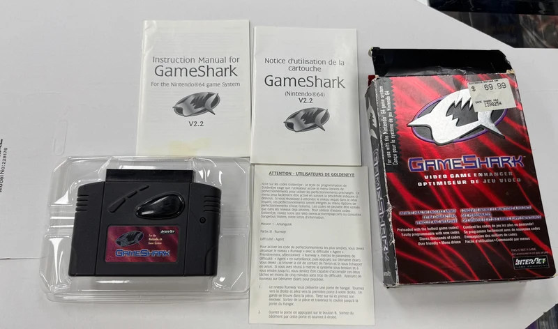 GameShark 2.2 Boxed Complete for the Nintendo N64