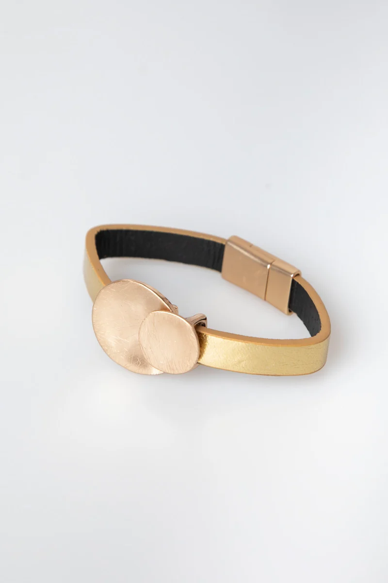 Bracciale con doppi cerchi
