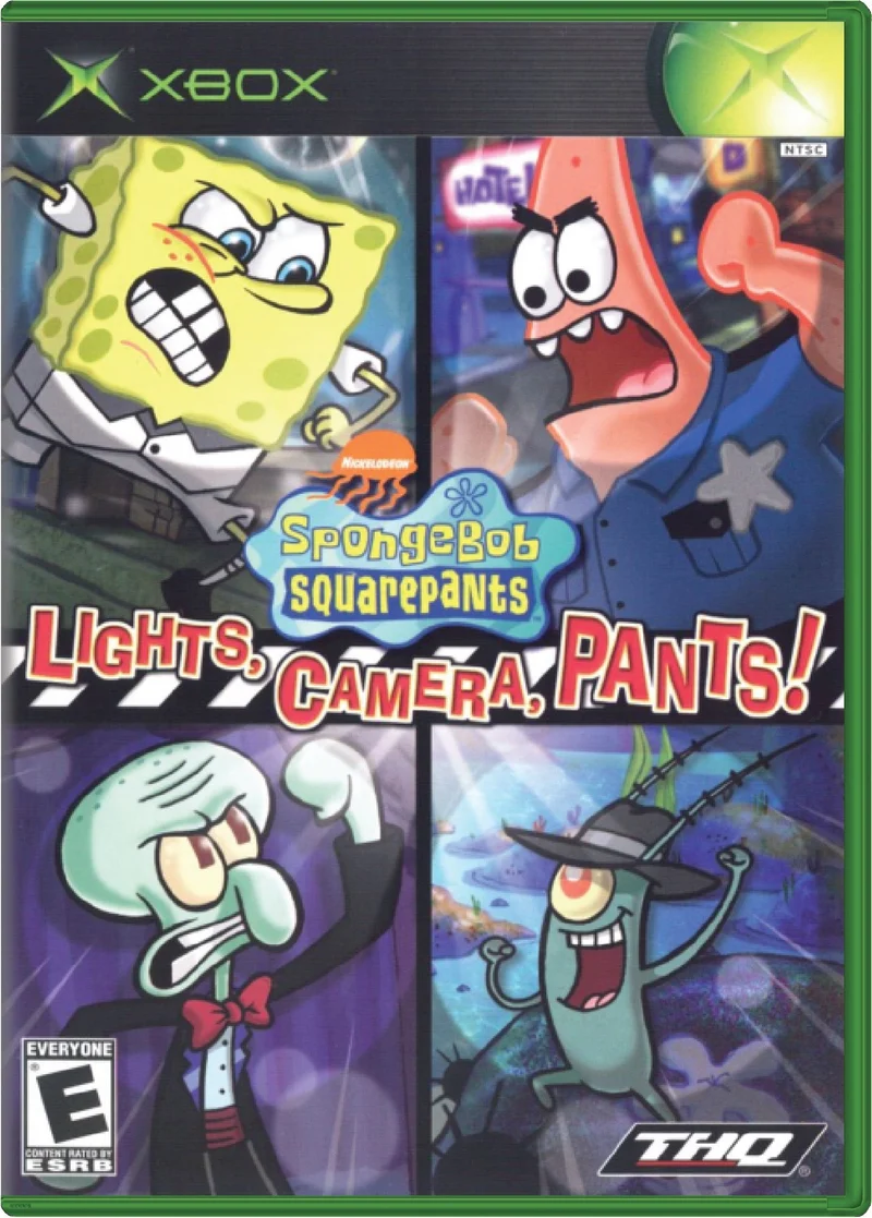 SpongeBob SquarePants Lights Camera Pants - Microsoft Xbox
