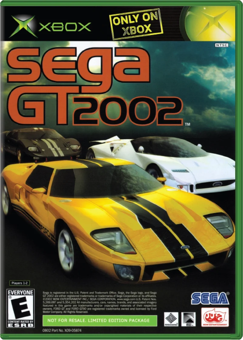 Sega GT 2002 & JSRF Jet Set Radio Future - Microsoft Xbox