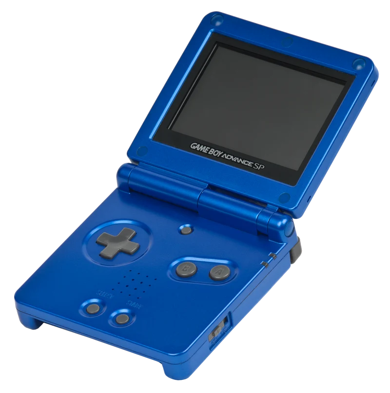 Nintendo Game Boy Advance GBA SP Cobalt Blue Handheld Console