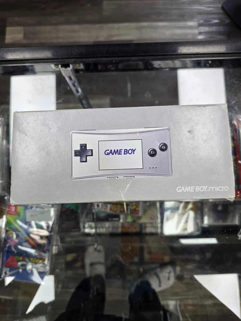 CIB Nintendo Game Boy Micro Silver Handheld Console