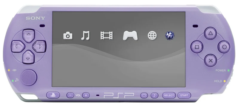 Sony PlayStation Portable PSP Lilac Purple Hannah Montana Edition Model 3000 Handheld Console