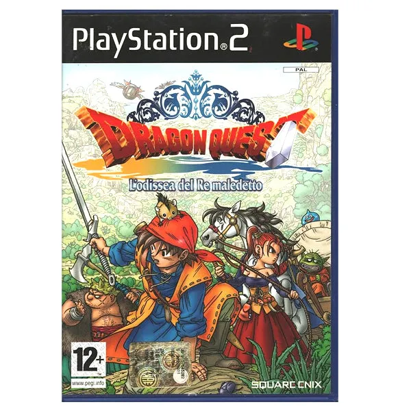 Dragon Quest L'Odissea Del Re Maledetto PS2 - Usato