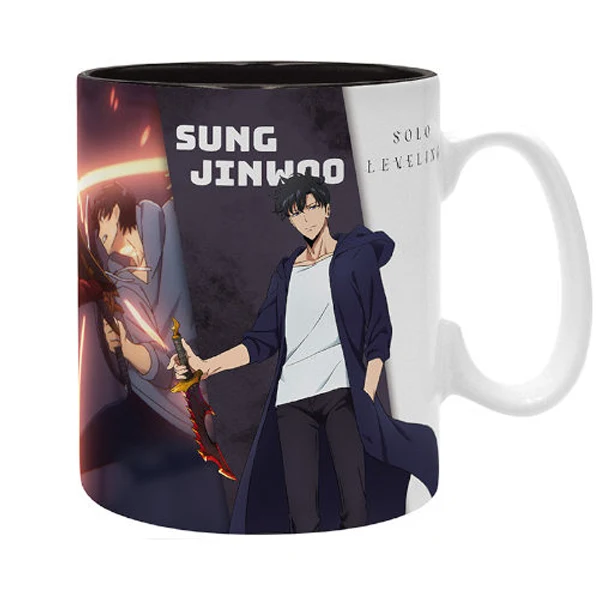 Tazza Solo Leveling Sung Jinwoo e Igris