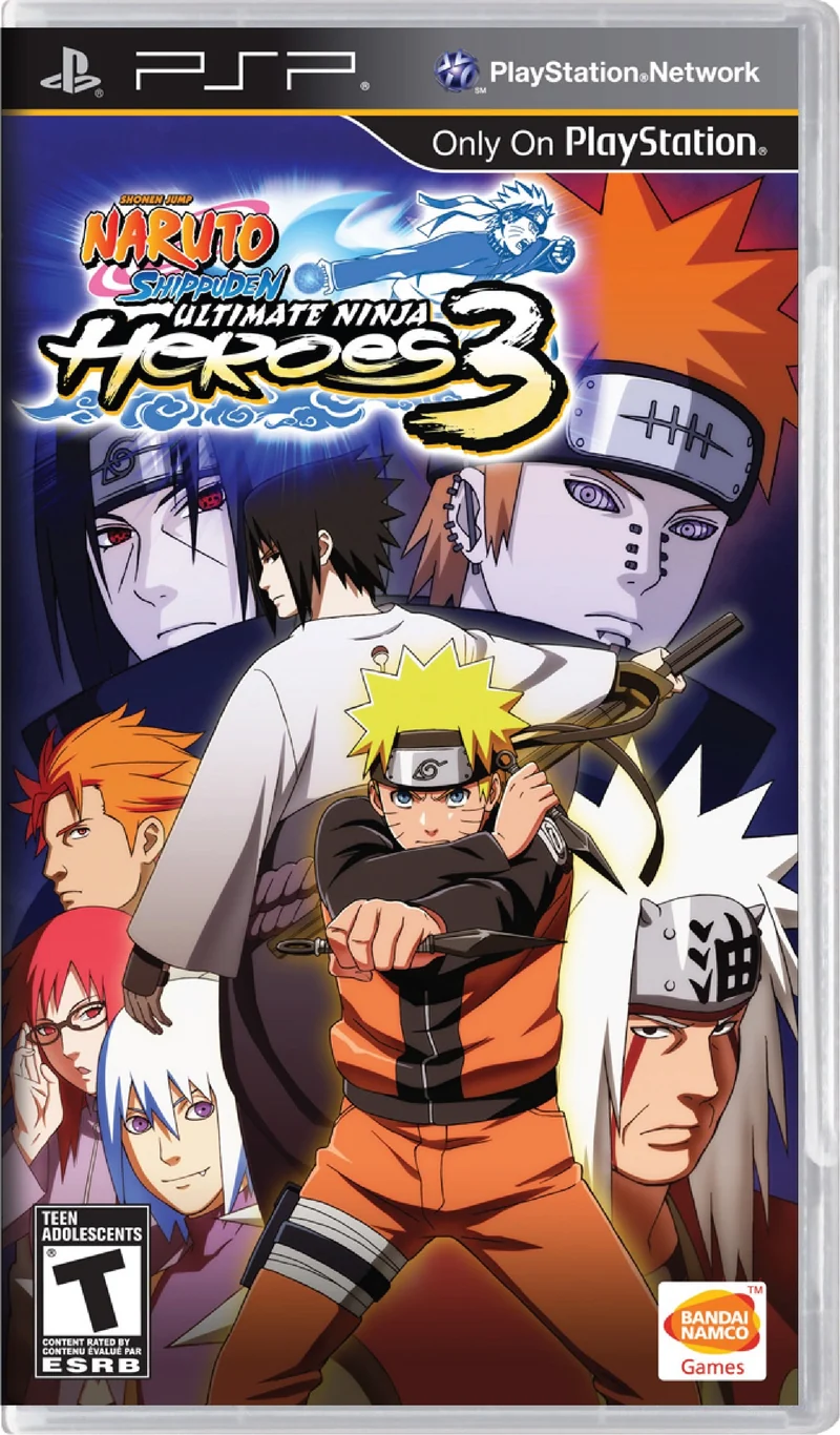Naruto Shippuden Ultimate Ninja Heroes 3 - Sony PSP